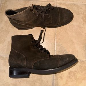 Thursday boots olive suede